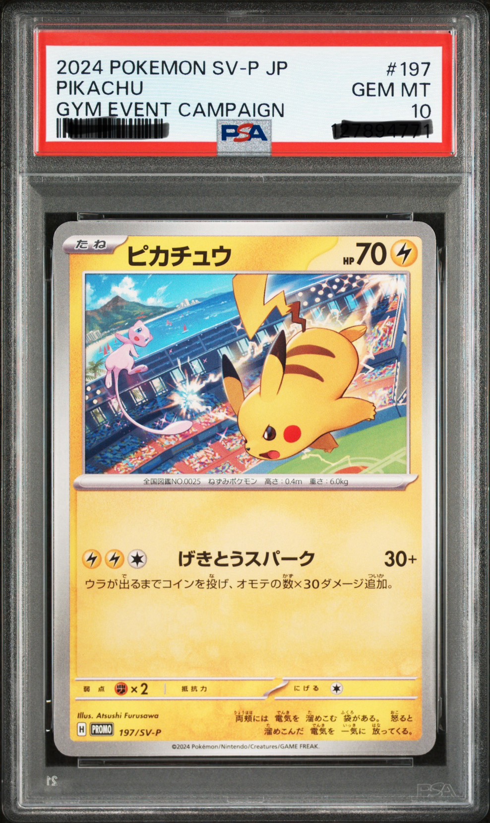 寶可夢卡片 SV-P PROMO #197 對戰皮卡丘