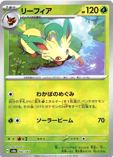 葉伊布 太晶慶典ex 002/187： Common