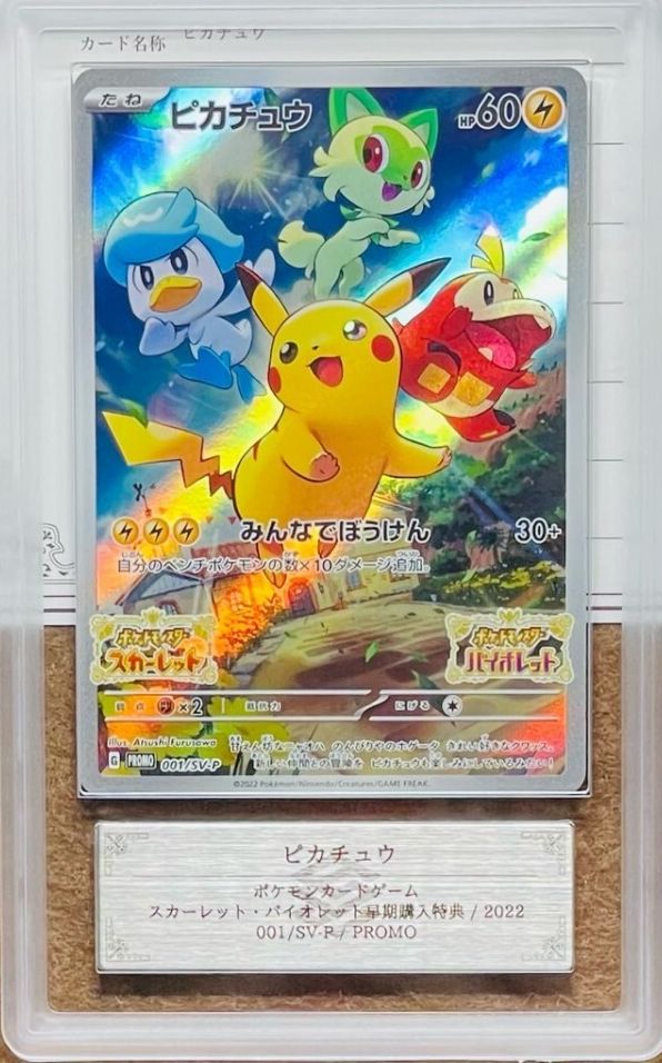 ARS10 全新 寶可夢 朱紫 皮卡丘 PIKACHU SCARLET PROMO 001/SV-P 日版