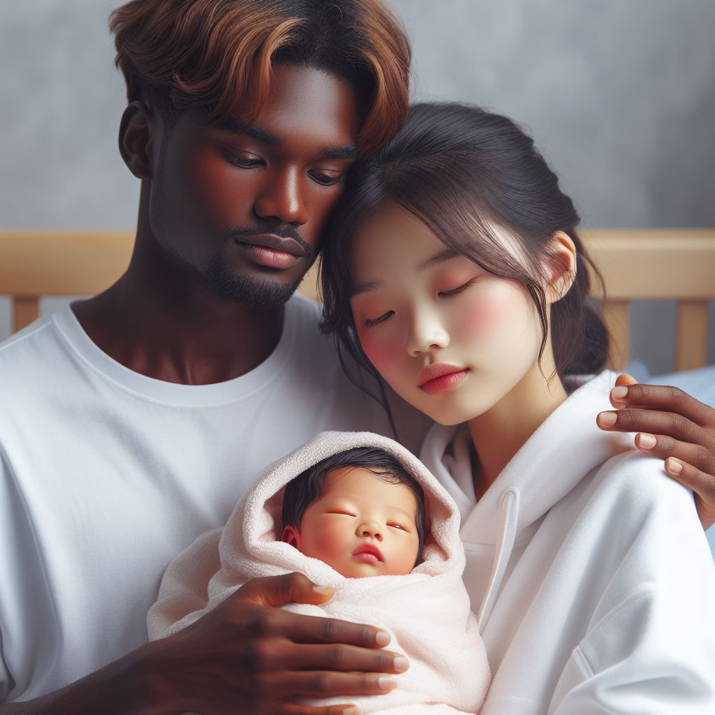 小美終於生到混血寶寶!