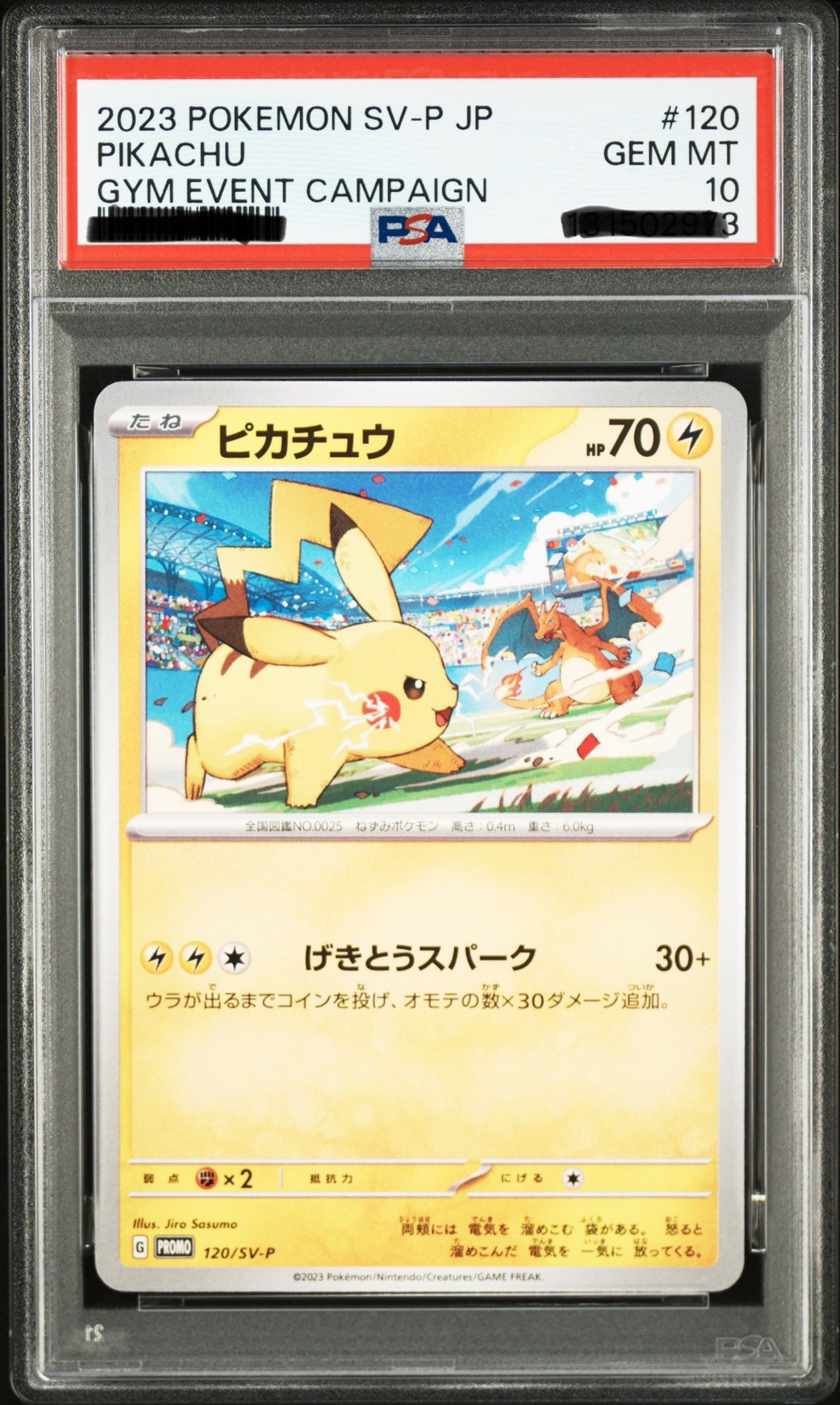 2023 寶可夢卡片 SV-P PROMO #120 對戰皮卡丘
